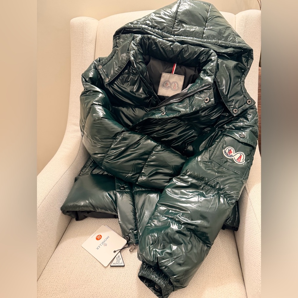 Glossy Emerald Down Jacket